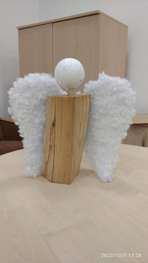 Výroba vánočních andílků 6  