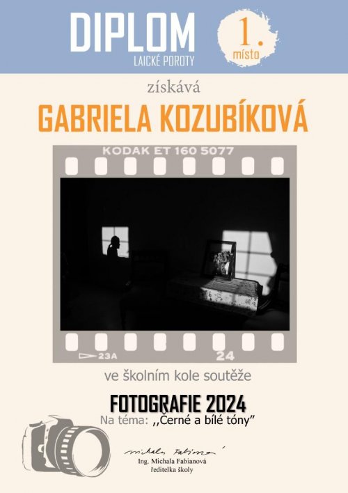 Školní kolo soutěže oboru fotograf 17  